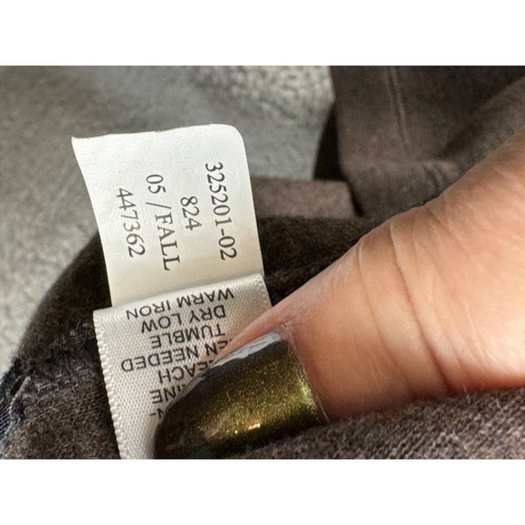 Banana Republic Long Sleeve Quarter Zip Sweater Brown Size Small - Picture 7 of 8